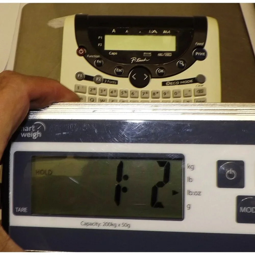 Brother P-Touch PT-1290 Label Maker With Deco Mode & 12mm Tape Battery Operated